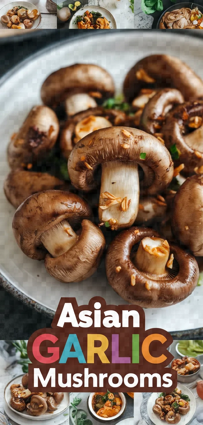 A photo of Asian Style Garlic Mushrooms Recipe