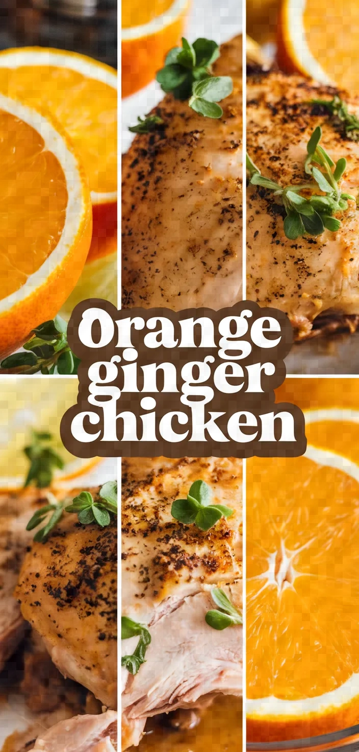 A photo of Orange Ginger Chicken Recipe