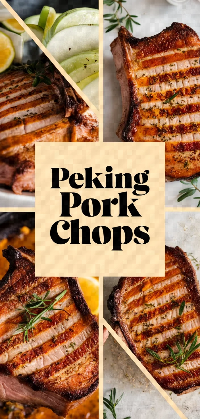 A photo of Peking Pork Chops Recipe