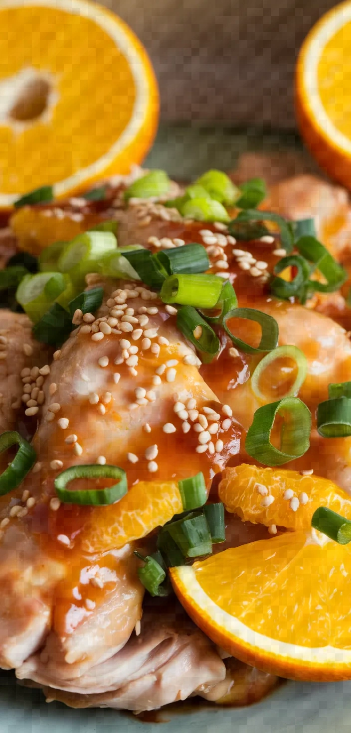 Ingredients photo for Orange Ginger Chicken Recipe